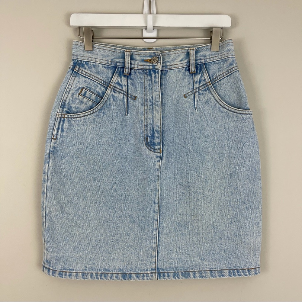 Vintage Best American High Waisted Denim Skirt